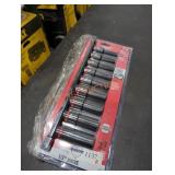 Milwaukee 9 PC 1/2" drive impact socket set