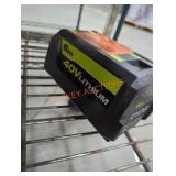 Ryobi 40v 6 ah battery