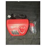 Milwaukee M12 Battery and Charger, Sold as is