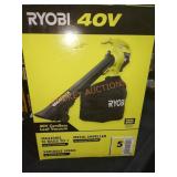 Ryobi 40v Leaf Vacuum, Tool Only, NO BATTERY OR