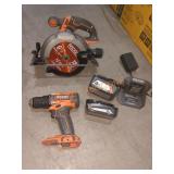 Ridgid 18v 2 Tool Combo Kit