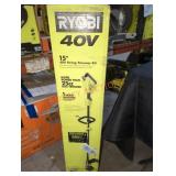 Ryobi 40V 15" String Trimmer Kit