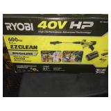Ryobi 40v 600PSI EZCLEAN Power Cleaner Kit,