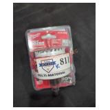 Milwaukee hole saw with arbor