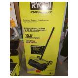 Ryobi Rubber Broom Attachment, UNOPENED BY ROCKEY
