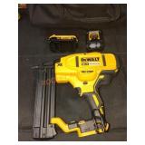 DeWalt 20v 18Ga Brad Nailer Kit, Sold as is where