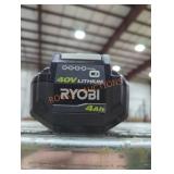 Ryobi 40v 4 ah battery