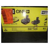 Ryobi 18v Lithium Starter Kit, UNOPENED BY ROCKEY