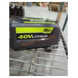 Ryobi 40v 6 ah battery