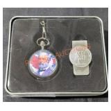 Pocket Watch & Money Clip