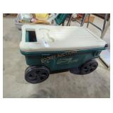 Ames Lawn Buddy Rolling Stool with Storage