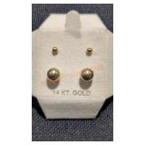 14KT. Gold Stamped Packaging Earrings (NOT
