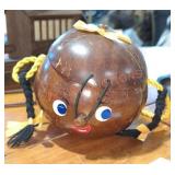 Vintage Coconut Shell Purse