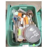 Miscellaneous Metal Tools Tote Lot