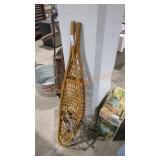 Vintage snow shoes