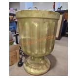 Green Pedestal Planter