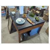 Table only, contents not included. Sold As Is,