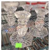 Crystal Candlesticks Set