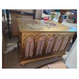 Stained Glass Window-Look Vintage Trunk