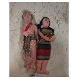 Handmade Folk Art Cloth Dolls