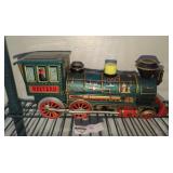 Vintage Western Locomotive Tin Train
