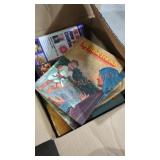 Vintage book box lot