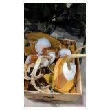 Box mounted deer horns