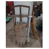 Vintage Wood Lightning Guider Sled