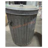 Metal Trash Can