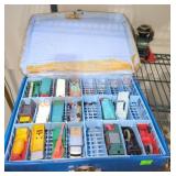 Vintage Matchbox Cars with Case