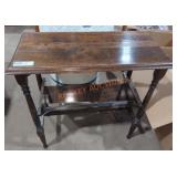 Vintage Side Table with Lower Shelf