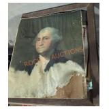 Vintage George Washington Picture (VERY DAMAGED)