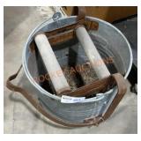 Vintage wringer mop Bucket