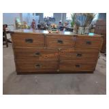 7-Drawer Campaign Style Dresser