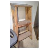 Wooden Folding Step Ladder