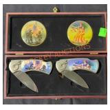 Pair of C.S.A 2001 & 2002 Collectors Pocket Knife
