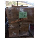 Folding Chairs, Roll Cart Assorted Skid