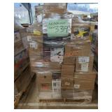 Skid Lot Of Assorted Ceiling Fans, Lights