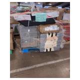 Skid Lot Brinley 10cuft. poly Cart,7.5cu.ft