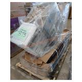 Skid Lot Of Assorted Husky Shelving, Cabinet, End