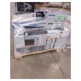 Skid Lot Lasko Pedestal Fans, Shark Steam Mop,