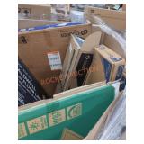 Skid Lot Assorted Size Panel Lights, and Floor