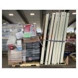 Skid lot 7 doors, 5 Husky 57 gallon storage