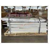 Skid lot of railing and doors