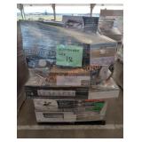 Hampton Bay Light Fixture & Ceiling Fan Pallet Lot