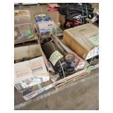 Skid Lot Rigid Tile Saw, Husky Air Compressor,