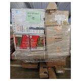 Skid Lot of Compact Refrigerator, Rigid Vac, Misc