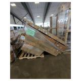 Skid Lot full bed set, cabinets, trundle bed, Misc