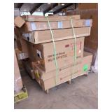 Skid Lot 2- Cube Storage shelves, Ottoman,