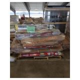 Skid Lot Gorilla ladders, Husky steel shelving